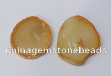 NGP2480 45*50mm - 55*65mm freeform agate gemstone pendants