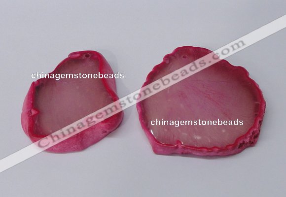 NGP2481 45*50mm - 55*65mm freeform agate gemstone pendants