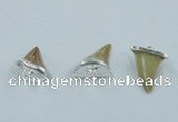 NGP2496 15*18mm - 18*20mm shark teeth pendants wholesale