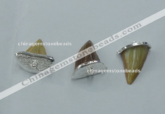 NGP2497 18*20mm - 22*25mm shark teeth pendants wholesale