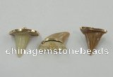 NGP2498 15*18mm - 18*20mm shark teeth pendants wholesale