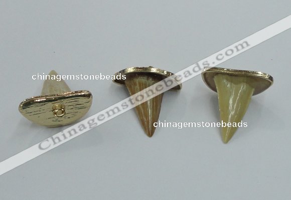 NGP2499 18*20mm - 22*25mm shark teeth pendants wholesale