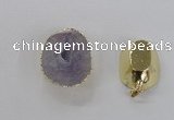 NGP2554 25*35mm - 30*40mm freeform druzy agate gemstone pendants