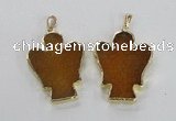 NGP2578 30*40mm angel agate gemstone pendants wholesale