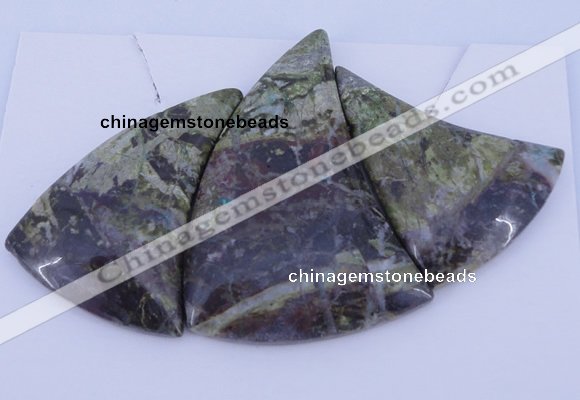 NGP27 Green rain forest stone pendants set jewelry wholesale