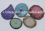 NGP2716 45*50mm - 55*75mm freeform druzy agate pendants