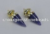 NGP2739 20*45mm - 20*50mm cone agate gemstone pendants wholesale