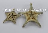 NGP2761 50*55mm - 75*85mm starfish pendants wholesale