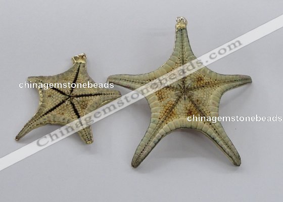 NGP2761 50*55mm - 75*85mm starfish pendants wholesale