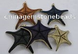 NGP2767 50*55mm - 75*85mm starfish pendants wholesale