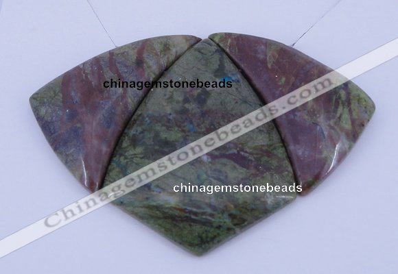 NGP28 Green rain forest stone pendants set jewelry wholesale