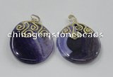 NGP2829 30*35mm - 35*45mm freeform agate gemstone pendants wholesale