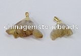 NGP2900 20*25mm - 25*40mm freeform citrine gemstone pendants