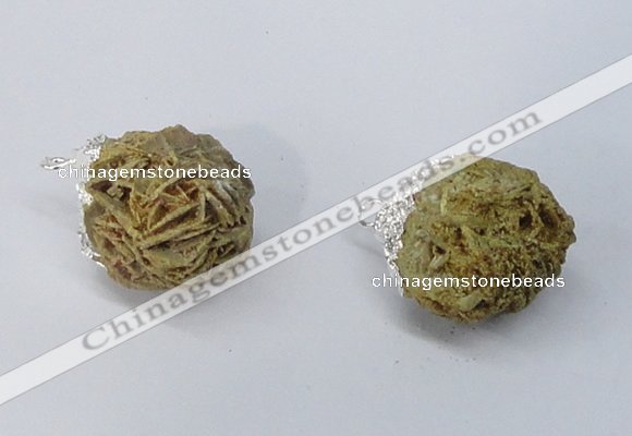 NGP2904 15*20mm - 25*30mm freeform desert rose pendants wholesale