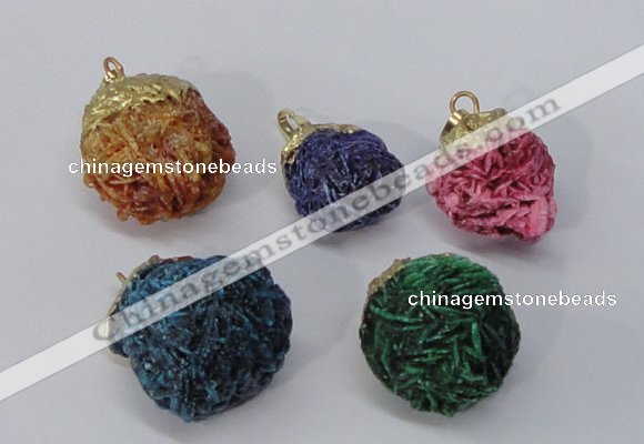 NGP2918 15*20mm - 25*30mm freeform desert rose pendants wholesale