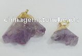 NGP2949 20*25mm – 25*40mm freeform amethyst gemstone pendants