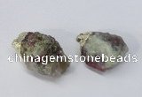 NGP2955 15*30mm - 25*40mm freeform tourmaline pendants wholesale