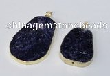 NGP2956 25*35mm - 35*45mm freeform sodalite pendants wholesale