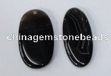 NGP3032 25*50mm – 30*55mm oval agate gemstone pendants