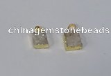 NGP3084 10*12mm - 12*14mm freeform druzy agate pendants wholesale