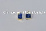NGP3090 10*12mm - 12*14mm freeform druzy agate pendants wholesale
