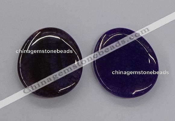 NGP3231 42*52mm - 45*55mm freeform agate gemstone pendants