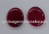 NGP3232 42*52mm - 45*55mm freeform agate gemstone pendants