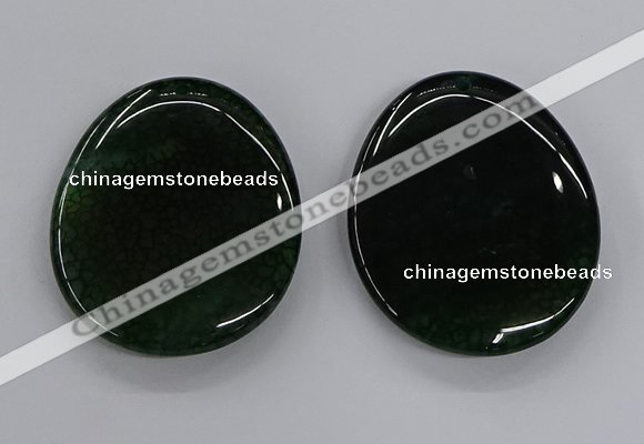 NGP3234 42*52mm - 45*55mm freeform agate gemstone pendants