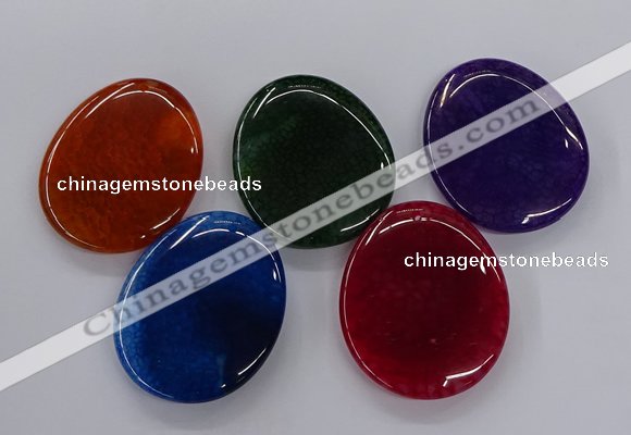 NGP3236 42*52mm - 45*55mm freeform agate gemstone pendants
