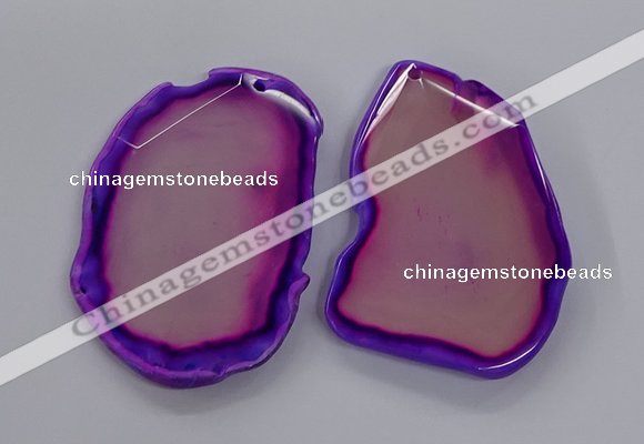 NGP3240 55*65mm - 50*75mm freeform agate slab pendants