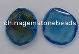 NGP3242 55*65mm - 50*75mm freeform agate slab pendants