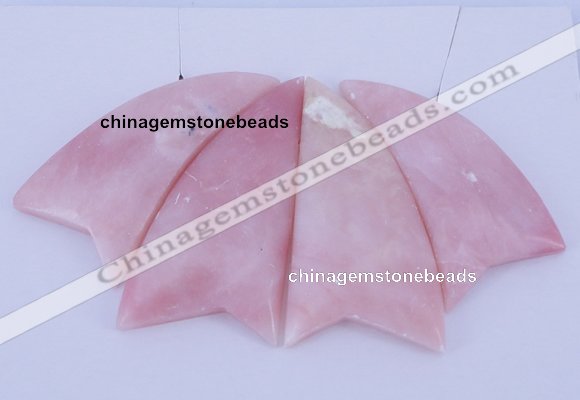 NGP33 Fashion pink opal gemstone pendants set jewelry wholesale