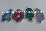 NGP3391 40*45mm - 45*60mm freeform druzy agate pendants