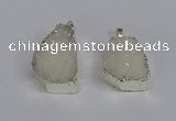 NGP3456 20*30mm - 25*35mm freeform druzy agate pendants wholesale