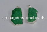 NGP3461 20*30mm - 25*35mm freeform druzy agate pendants wholesale