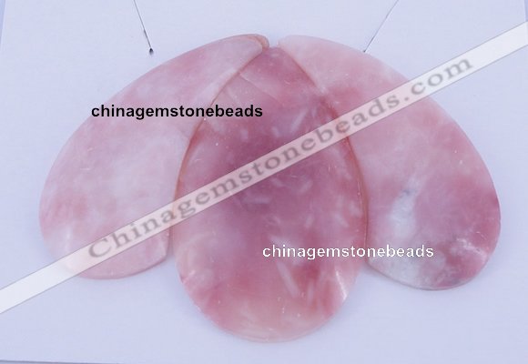 NGP36 Fashion pink opal gemstone pendants set jewelry wholesale