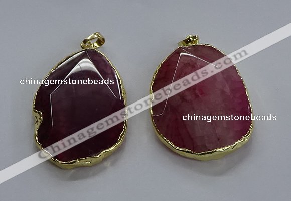 NGP3728 30*40mm - 35*45mm freeform agate gemstone pendants