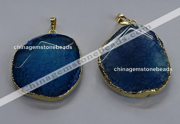 NGP3730 30*40mm - 35*45mm freeform agate gemstone pendants