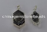 NGP3789 15*25mm - 20*35mm freeform druzy agate pendants