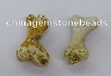 NGP3799 25*40mm - 28*45mm freeform fossil coral pendants
