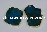 NGP3884 45*55mm - 50*60mm freeform agate gemstone pendants