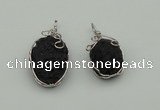 NGP4070 15*20mm – 20*30mm freeform tektite gemstone pendants