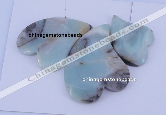 NGP41 Fashion amazonite gemstone pendants set jewelry wholesale