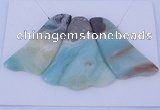 NGP42 Fashion amazonite gemstone pendants set jewelry wholesale