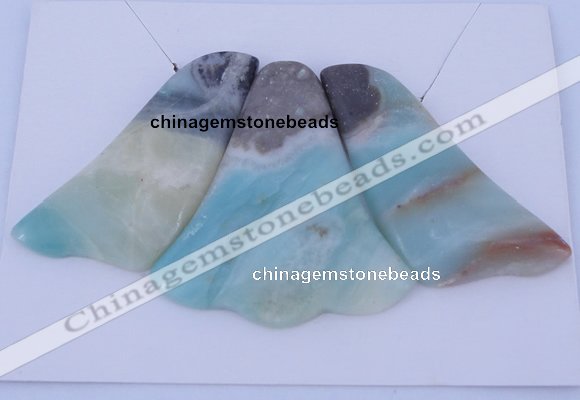 NGP42 Fashion amazonite gemstone pendants set jewelry wholesale