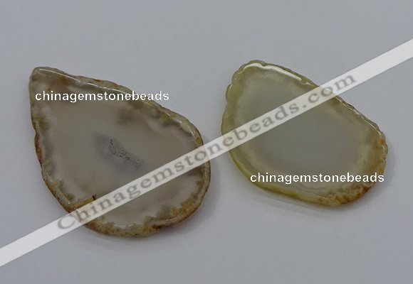 NGP4245 30*50mm - 45*75mm freefrom agate pendants wholesale