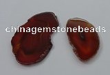 NGP4248 30*50mm - 45*75mm freefrom agate pendants wholesale