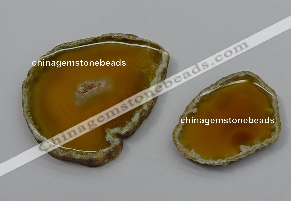 NGP4256 35*50mm - 45*80mm freefrom agate pendants wholesale