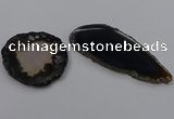 NGP4262 35*50mm - 45*80mm freefrom agate pendants wholesale