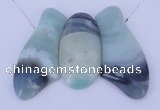 NGP43 Fashion amazonite gemstone pendants set jewelry wholesale